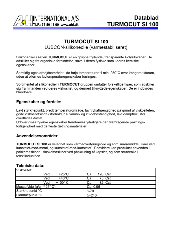 

Turmocut SI 100

